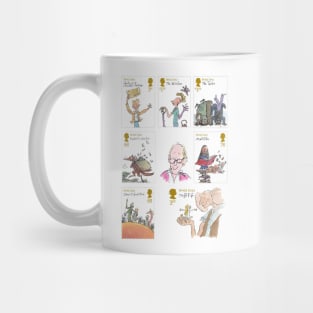 Roald Dahl Stamp collection Art Mug